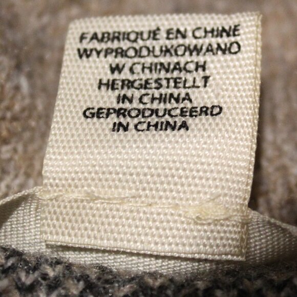 Jessica Simpson Plaid Long Button Cardigan Wool Bleed Sweater Brown Gray Small S - Picture 9 of 16